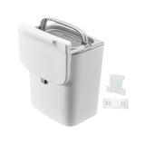 Maxbell Kitchen Waste Compost Bin with Lid Portable Multifunction for Home Bathroom 9L Grey pole