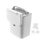 Maxbell Kitchen Waste Compost Bin with Lid Portable Multifunction for Home Bathroom 9L Grey pole