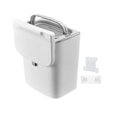 Maxbell Kitchen Waste Compost Bin with Lid Portable Multifunction for Home Bathroom 9L Grey pole