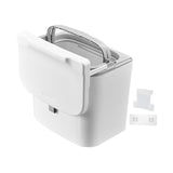 Maxbell Kitchen Waste Compost Bin with Lid Portable Multifunction for Home Bathroom 7L Grey pole