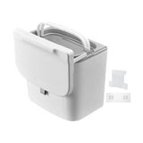 Maxbell Kitchen Waste Compost Bin with Lid Portable Multifunction for Home Bathroom 7L White pole