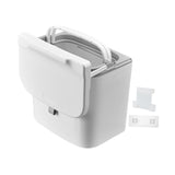 Maxbell Kitchen Waste Compost Bin with Lid Portable Multifunction for Home Bathroom 7L White pole