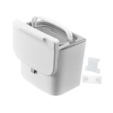 Maxbell Kitchen Waste Compost Bin with Lid Portable Multifunction for Home Bathroom 7L White pole