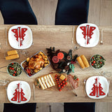 Maxbell 4x Christmas Cutlery Bag Pocket Tableware Forks Pockets Bags for Supplies
