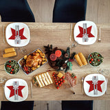 Maxbell 4x Christmas Cutlery Holders Tableware Pocket Reusable for Home Table Decor