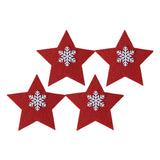 Maxbell 4x Christmas Cutlery Holders Tableware Pocket Reusable for Home Table Decor