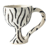 Maxbell Decorative Storage Tray Leopard zebra Ceramic Ice for Decor Goblet Mug