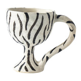 Maxbell Decorative Storage Tray Leopard zebra Ceramic Ice for Decor Goblet Mug