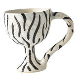 Maxbell Decorative Storage Tray Leopard zebra Ceramic Ice for Decor Goblet Mug