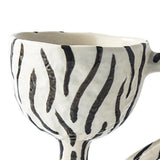 Maxbell Decorative Storage Tray Leopard zebra Ceramic Ice for Decor Goblet Mug