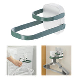 Maxbell Hanger Hook Stable Flexible Decorative Gadget for Restroom Bathroom Wardrobe Green