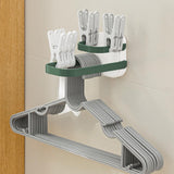 Maxbell Hanger Hook Stable Flexible Decorative Gadget for Restroom Bathroom Wardrobe Green