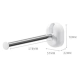 Maxbell Rotating Towel Hook Rod Rotatable Stainless Steel Multifunctional Wall Mount