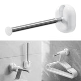 Maxbell Rotating Towel Hook Rod Rotatable Stainless Steel Multifunctional Wall Mount