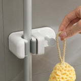 Maxbell Mop Clip Holder Multipurpose Practical Stable for Bathroom Office Hotel