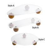 Maxbell Decorative Tray Vanity Tray Multipurpose Home Decor Ornaments Style A