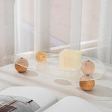 Maxbell Decorative Tray Vanity Tray Multipurpose Home Decor Ornaments Style A