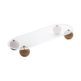 Maxbell Decorative Tray Vanity Tray Multipurpose Home Decor Ornaments Style B