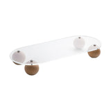 Maxbell Decorative Tray Vanity Tray Multipurpose Home Decor Ornaments Style B
