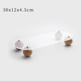 Maxbell Decorative Tray Vanity Tray Multipurpose Home Decor Ornaments Style B