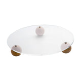 Maxbell Decorative Tray Vanity Tray Multipurpose Home Decor Ornaments Style C