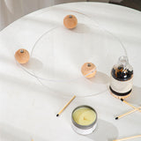 Maxbell Decorative Tray Vanity Tray Multipurpose Home Decor Ornaments Style C