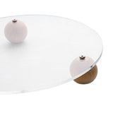 Maxbell Decorative Tray Vanity Tray Multipurpose Home Decor Ornaments Style C