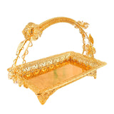 Maxbell European Style Fruit Tray Multipurpose with Handle for Kitchen Decoration
