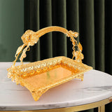 Maxbell European Style Fruit Tray Multipurpose with Handle for Kitchen Decoration