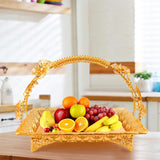 Maxbell European Style Fruit Tray Multipurpose with Handle for Kitchen Decoration