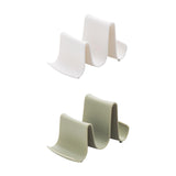 Maxbell Pot Lid Holder Curved Multifunctional Durable for Chopsticks Pantry Kitchen White