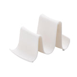 Maxbell Pot Lid Holder Curved Multifunctional Durable for Chopsticks Pantry Kitchen White