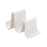 Maxbell Pot Lid Holder Curved Multifunctional Durable for Chopsticks Pantry Kitchen White