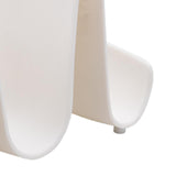 Maxbell Pot Lid Holder Curved Multifunctional Durable for Chopsticks Pantry Kitchen White