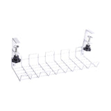 Maxbell Wire Storage Rack High Bearing Under Desk Cord Organizer Holder for Desks White
