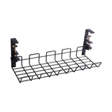 Maxbell Wire Storage Rack High Bearing Under Desk Cord Organizer Holder for Desks Black