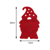 Maxbell 4x Xmas Flatware Bags Dinnerware Tableware Forks Pockets Bags for Holiday Style A