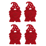 Maxbell 4x Xmas Flatware Bags Dinnerware Tableware Forks Pockets Bags for Holiday Style A