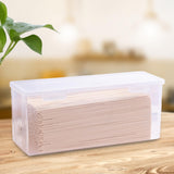 Maxbell Noodle Canister Pasta Storage Container Stackable Transparent for Fridge