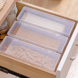 Maxbell Noodle Canister Pasta Storage Container Stackable Transparent for Fridge