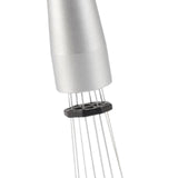 Maxbell coffee Stirrer Gadgets Type Mini Whisk for Cafe Kitchen Home Argent