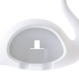 Maxbell Punch Free Wall Toothbrush Holder Organizing Rack for Shower Room Generic White