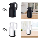 Maxbell Heater Bottle Pot Electric Heating Mug Water Boiler Drinking Cup for Camping White