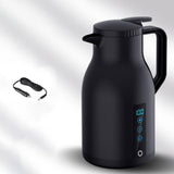 Maxbell Heater Bottle Pot Electric Heating Mug Water Boiler Drinking Cup for Camping Black