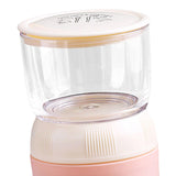 Maxbell Lunch Pot Yogurt Container Insulated Food Container 2 Tier for Fruit Milk Pink