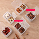 Maxbell Spice Sealed Box Seasoning Box Salt Spice Container for Barbecue Cabinet Single Grid