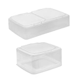 Maxbell Spice Sealed Box Seasoning Box Salt Spice Container for Barbecue Cabinet Single Grid