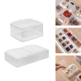Maxbell Spice Sealed Box Seasoning Box Salt Spice Container for Barbecue Cabinet Single Grid