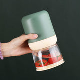 Maxbell Soup Mug Stainless Steel Large Capacity for Household Traveling Friends Green