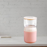 Maxbell Soup Mug Stainless Steel Large Capacity for Household Traveling Friends Pink
